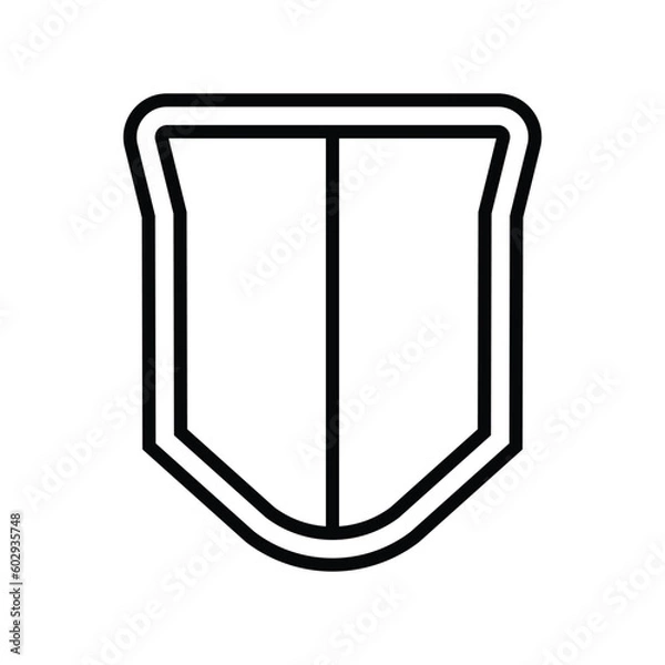 Fototapeta shield, icon, vector, illustration, design, template, flat, style