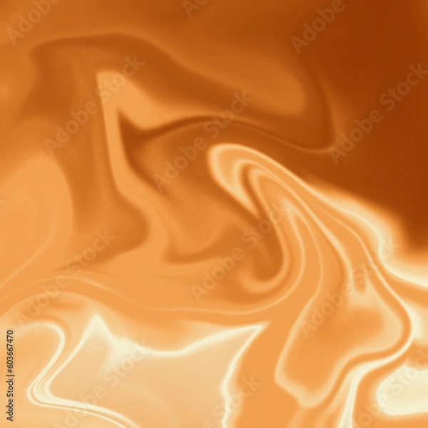 Fototapeta Coffee inspired gradient background, cover or banner with texture and grain and smooth melting colours 