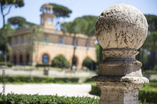 Fototapeta Piazza di Siena at Villa Borghese gardens