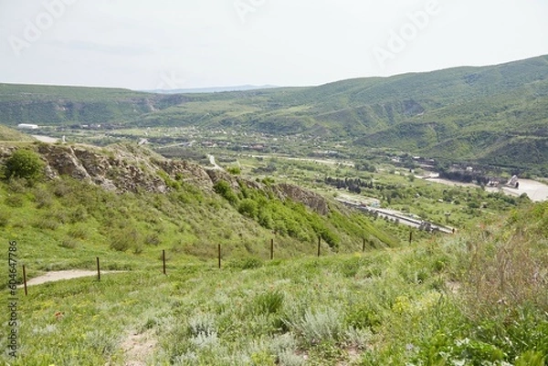 Fototapeta Mtskheta, the original capital of Georgia, which still preserves many of its historical churches and monasteries