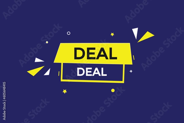 Fototapeta big deal vectors, sign, level bubble speech big deal
