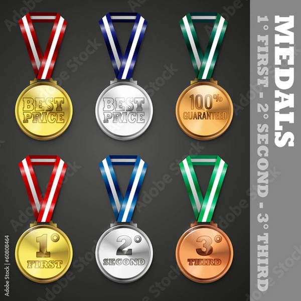 Fototapeta medals