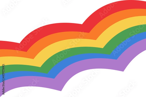 Fototapeta Pride month rainbow background 2023060512