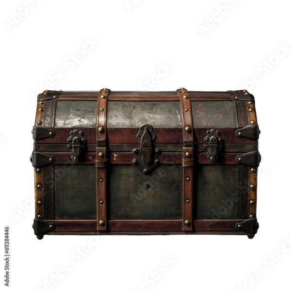 Fototapeta an antique wooden chest