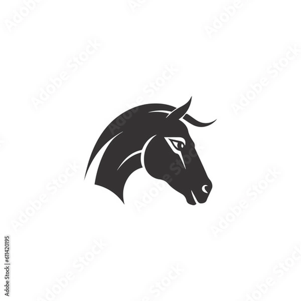 Fototapeta Horse's head logo