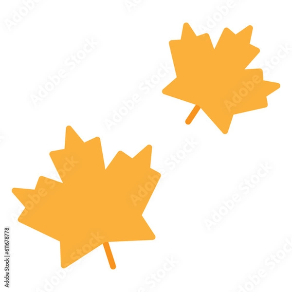 Fototapeta Illustration of Maple Leaves design Icon