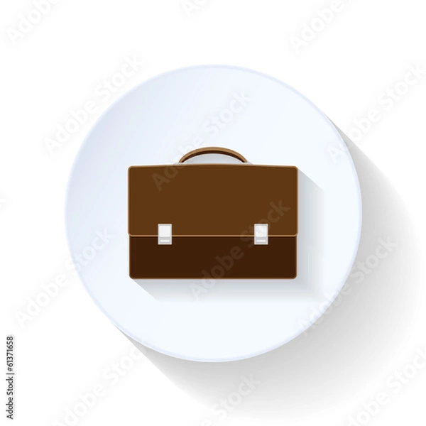 Obraz Briefcase flat icons