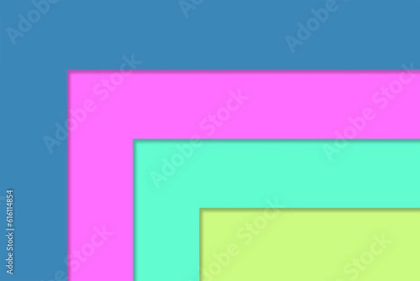 Fototapeta abstract colorful smooth lines background for your message. business brochure, template, window design