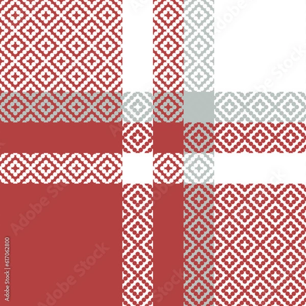 Fototapeta Tartan Plaid Vector Seamless Pattern. Abstract Check Plaid Pattern. Flannel Shirt Tartan Patterns. Trendy Tiles for Wallpapers.