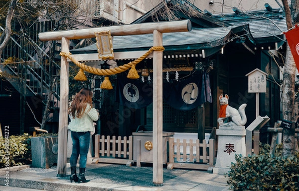 Fototapeta 神社　お参り