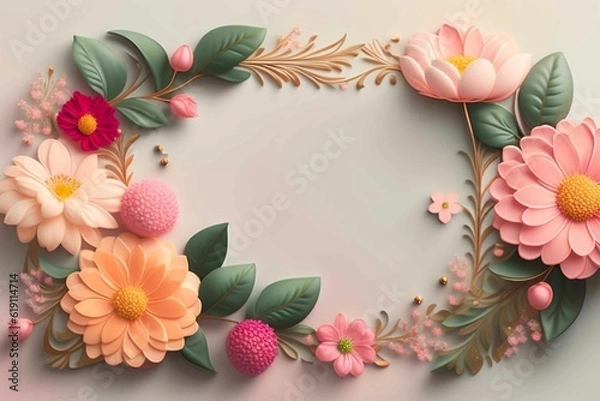 Obraz Abstract floral background