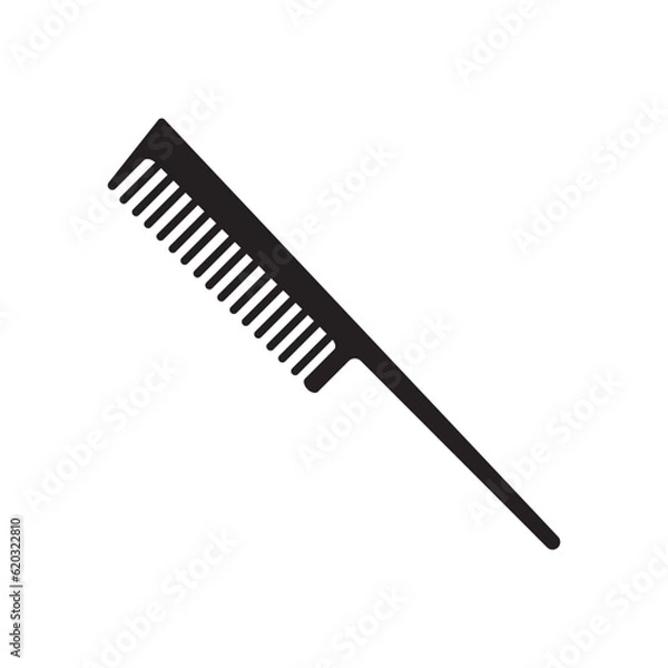 Obraz hair comb icon logo vector design template