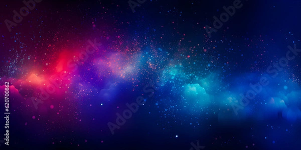 Fototapeta abstract galaxy vibrant smoke liquid background for presentation and wallpaper, soft focus dream atmosphere with copyspace