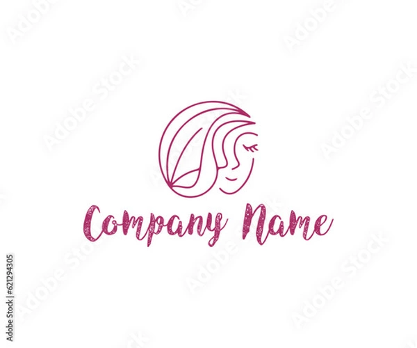 Fototapeta Beauty Woman Logo design