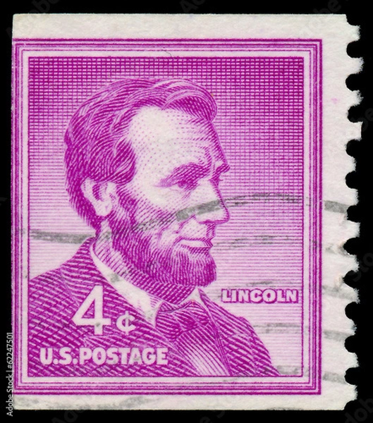 Fototapeta UNITED STATES - CIRCA 1954: stamp printed in United states (USA)