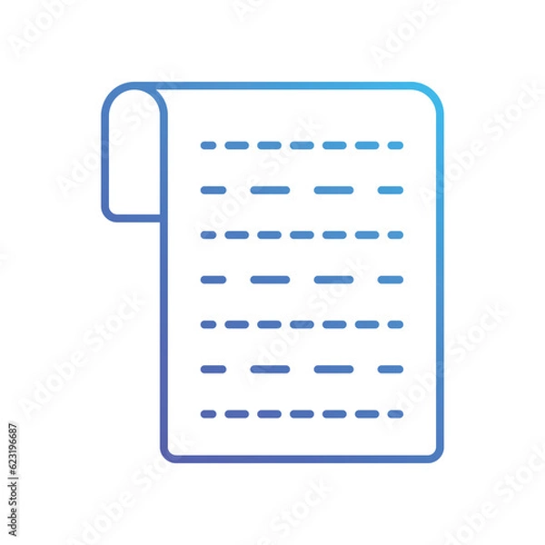 Fototapeta Notes icon, Vector Stock illustration.