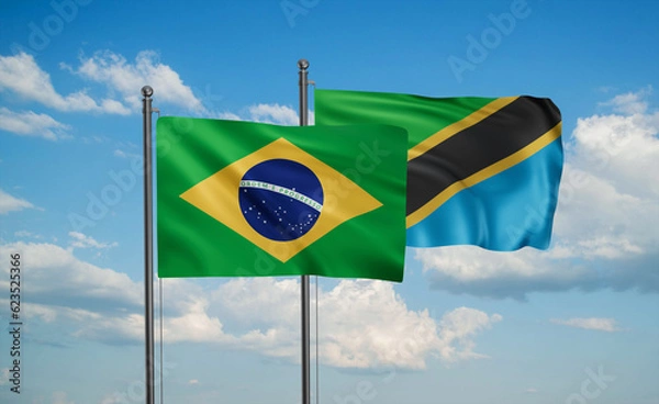 Fototapeta Tanzania national flag