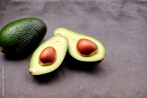 Fototapeta healthy tropical fruit fresh avocado 