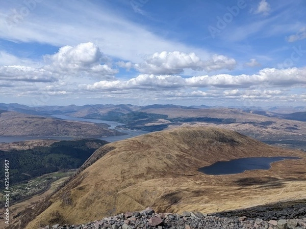 Fototapeta Beautiful and stunning landscape of the North of Scotland