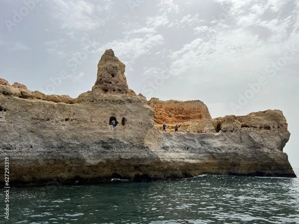 Fototapeta Cliffs and Caves Algarve coast Benagil Cave Portugal