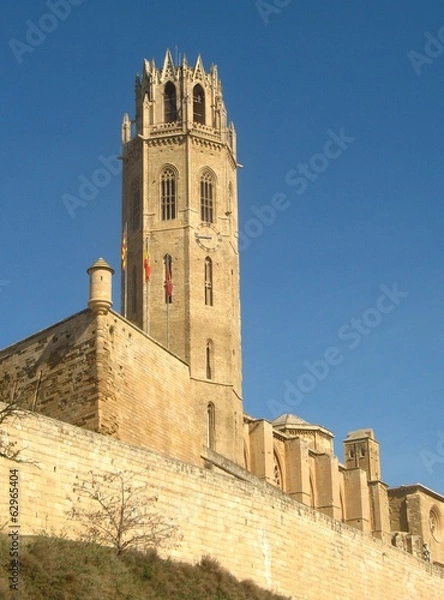 Fototapeta La Seo Antigua, Lleida, España