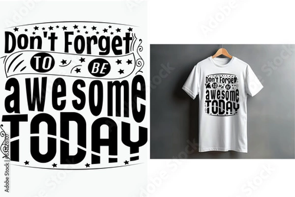 Fototapeta Don't forget to be awesome today