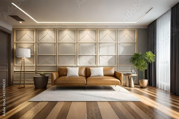 Fototapeta luxury apartment suite lounge