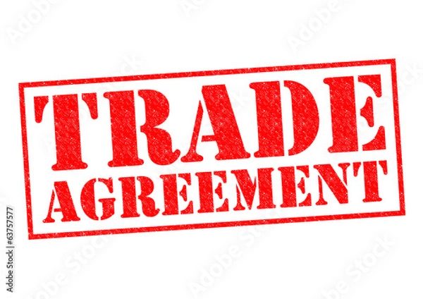 Fototapeta TRADE AGREEMENT