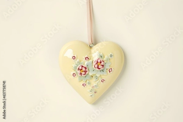 Fototapeta heart shaped candies made by midjourney