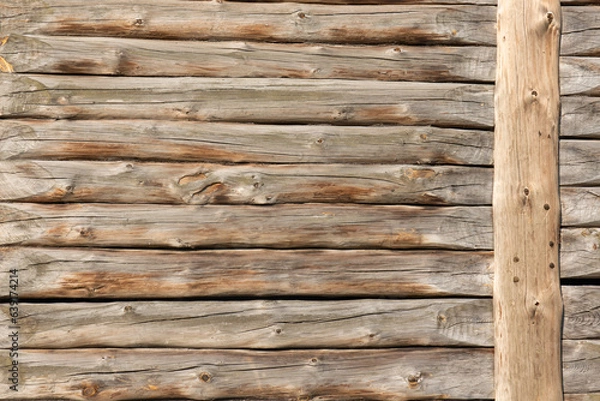 Fototapeta Wooden texture, natural background. Board.