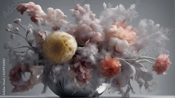 Fototapeta fall winter ethereal  flower still life