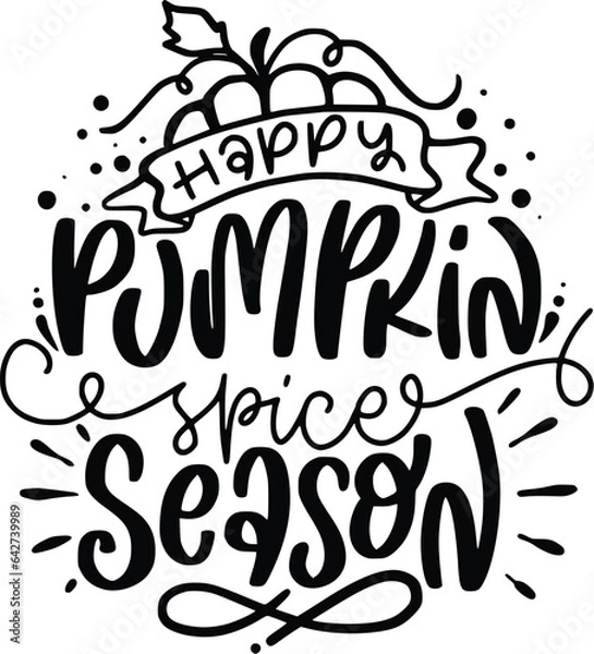 Fototapeta Thanksgiving Lettering Quotes