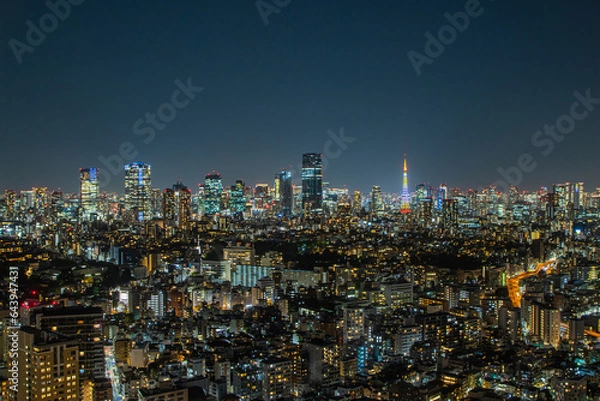 Fototapeta 東京の夜景