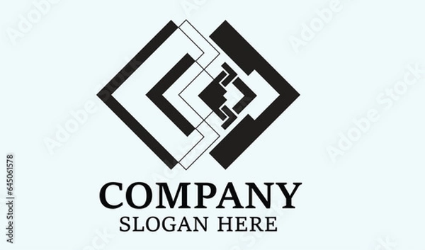 Fototapeta Free vector  of company logo design ideas