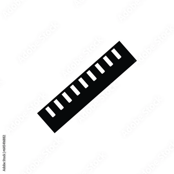 Fototapeta ruler icon design, illustration design