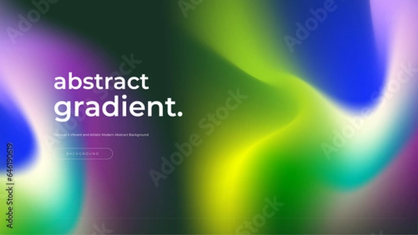 Fototapeta Colorful gradient background abstract vibrant