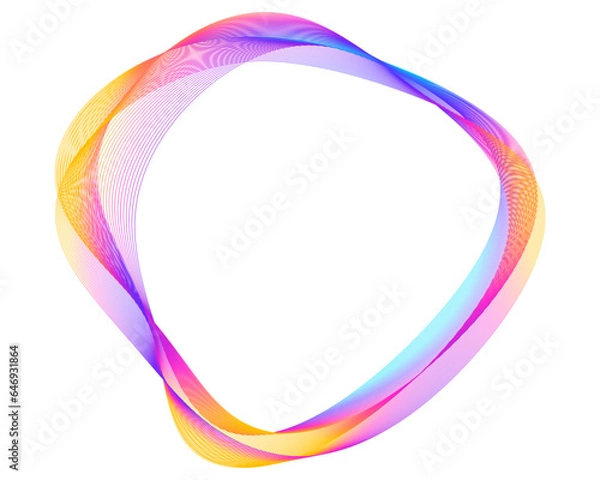 Fototapeta abstract colorful circle shape