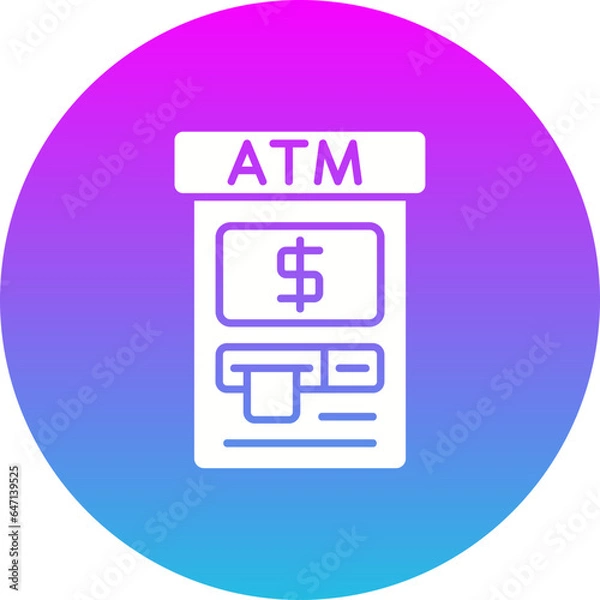 Fototapeta Atm Icon