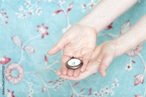 Fototapeta Vintage pocket watch