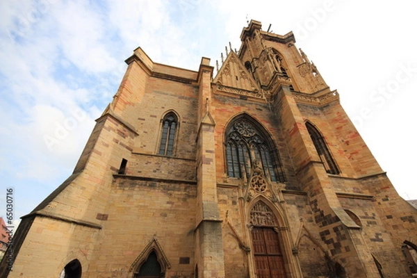 Fototapeta chiesa dei Domenicani a Colmar