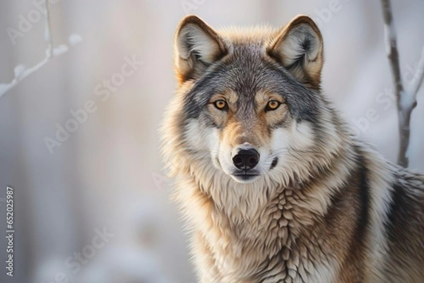 Fototapeta Grey Wolf (Canis lupus) Portrait