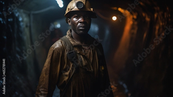 Fototapeta African Mining Portraits