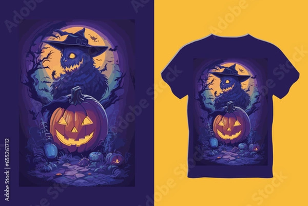 Fototapeta Halloween T-Shirt Design