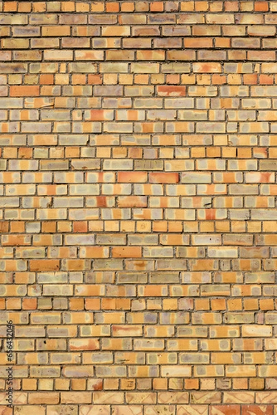 Fototapeta yellow brick wall as background 22