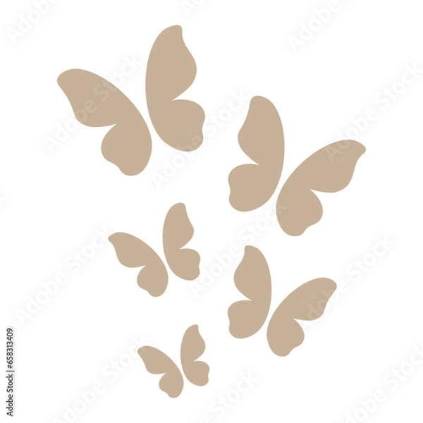 Fototapeta Butterfly Minimalist Boho