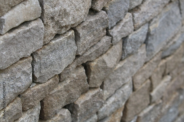 Fototapeta Angled Stone Wall