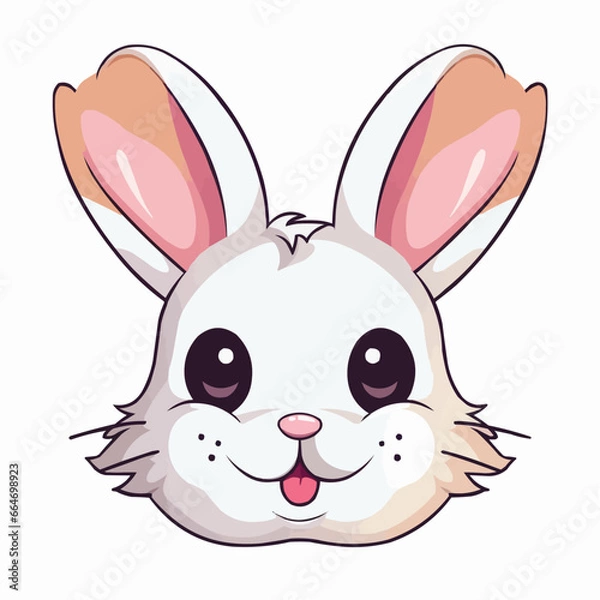 Fototapeta Bunny Beauty in Vector Illustration

