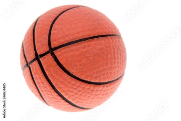 Fototapeta Basketball isolated over white