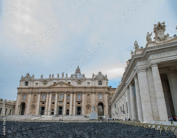 Fototapeta Vatican City. St Peter Basilica and Square