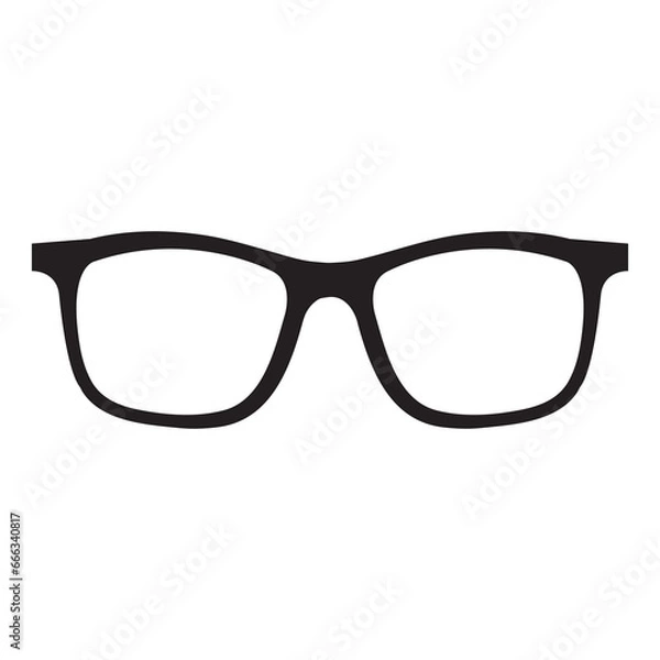 Fototapeta Eyeglasses, glasses icon. Vector flat trendy style illustration on white background..eps